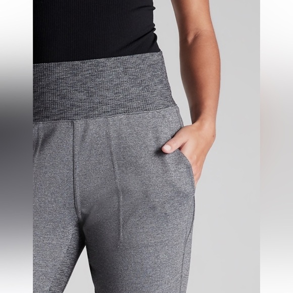 Athleta Venice Jogger Heather Gray Lightweight Casual Joggers NWT - Picture 5 of 14